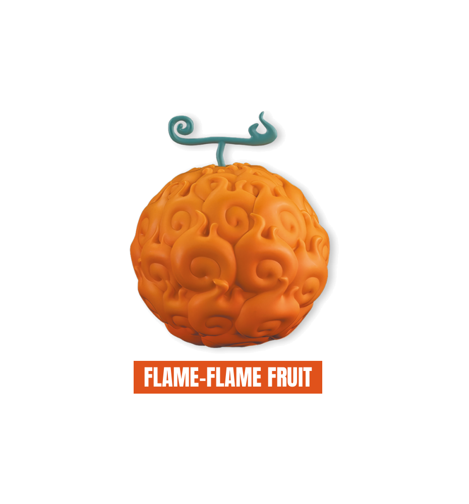 Figurine Tirelire One Piece FLAME-FLAME FRUiT (h13cm)