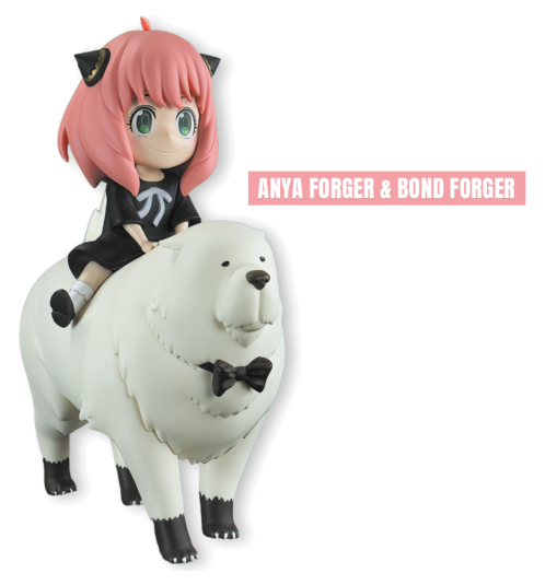 Figurine Tirelire Spy x Family ANYA & BONd FORGER (h30cm)