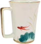 Mug en céramique japonaise CARPE KOï peint 35cl