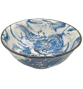 Bol à soupe RAMEN en porcelaine japonaise DRAGON BLEU demi-relief d19cm