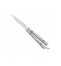 Couteau papillon Balisong gris