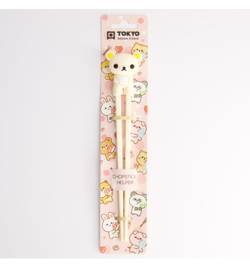 Baguettes enfant OURS CREME en silicone (21.5cm)