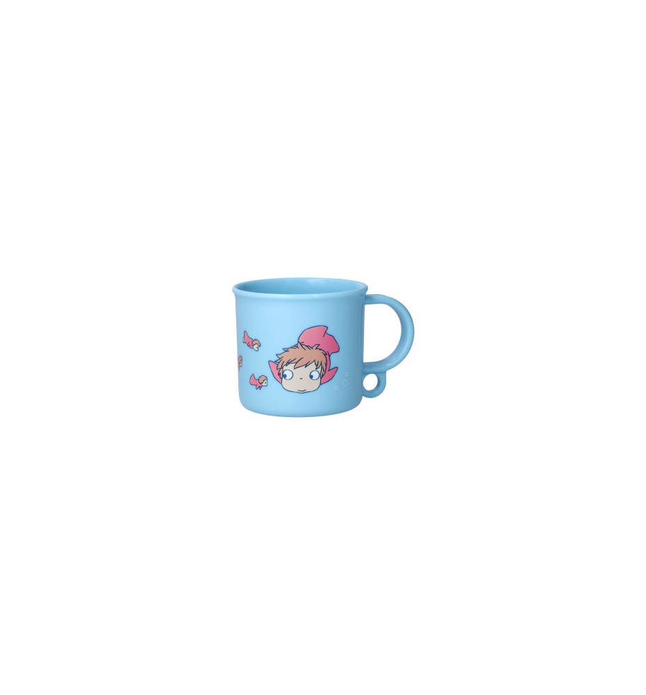 Mug enfant bleu Ponyo - Ponyo sur la Falaise© (20cl)