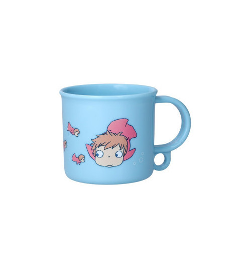 Mug enfant bleu Ponyo - Ponyo sur la Falaise© (20cl)