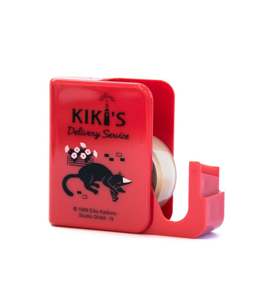 Dévidoir à scotch escamotable Rouge JiJi - Kiki la Petite Sorcière© 8x7cm