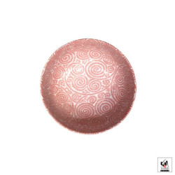 Bol à soupe ramen en porcelaine japonaise KARAKUSA rouge (d16cm)