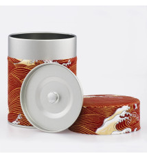 Boîte à thé japonaise (chazutsu) papier washi GObO (150g)