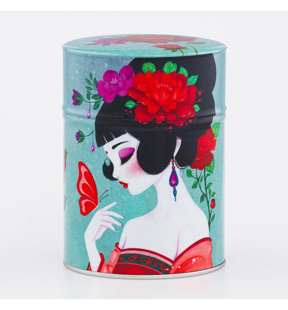 Boîte à thé japonaise (chazutsu) imprimé AYAKA (150g)