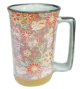 Mug en céramique japonaise 1000 FLEURS ROSE 35cl