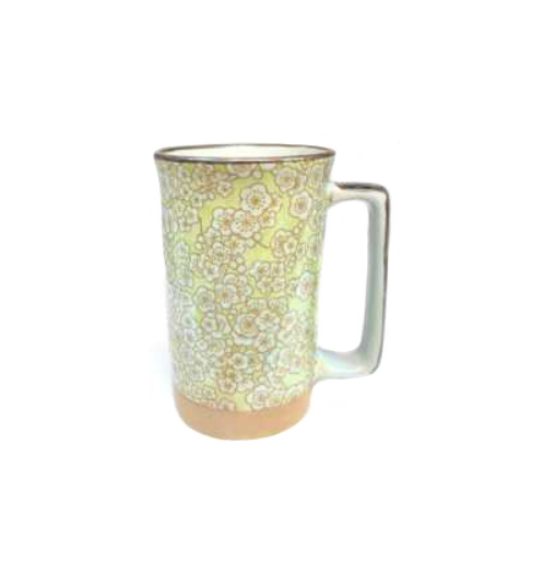 Mug en céramique japonaise PRUNiER JAUNE 35cl