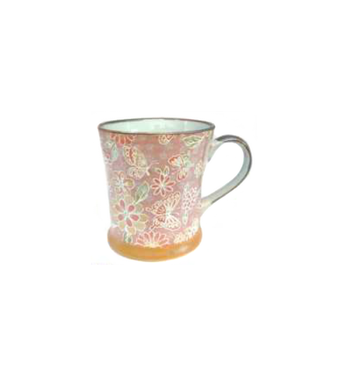 Mug en céramique japonaise 1000 FLEURS ROSE 25cl