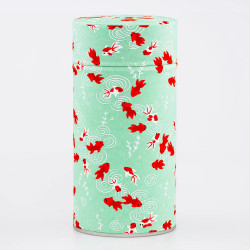 Boîte à thé japonaise (chazutsu) papier washi SAKANA (250g)