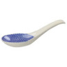 Cuillère à soupe NiPPON BLUE (carrés) en porcelaine