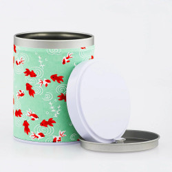 Boîte à thé japonaise (chazutsu) Papier Washi SAKANA (150gr)