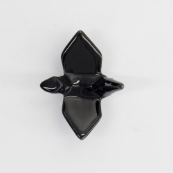 Porte-baguettes GRUE ORiGAMi en porcelaine NOiR L6cm