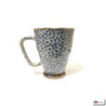 Mug KOBANA blanc bleu en porcelaine japonaise