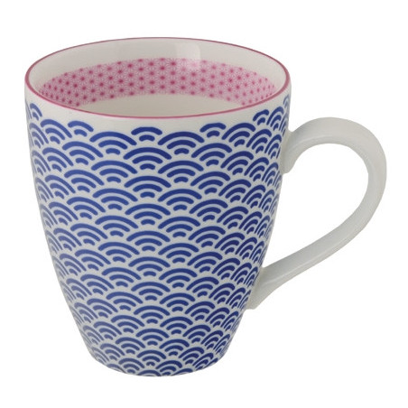 Mug STARWAVE bleu en porcelaine (38cl)