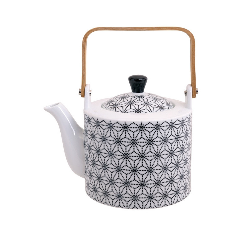 Théière en porcelaine NiPPON BLACK star 1L30