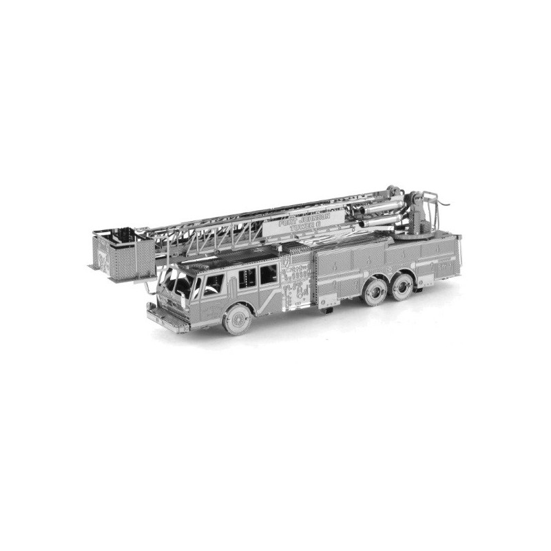 Miniature à monter en métal CAMiON de POMPiER de NEW YORK (L11.5cm)
