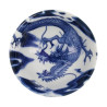 Bol à soupe RAMEN en porcelaine japonaise DRAGON BLEU d21cm