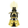 Miniature à monter en métal armure japonaise yoroi de Hideyoshi Toyotomi (h11.4cm)