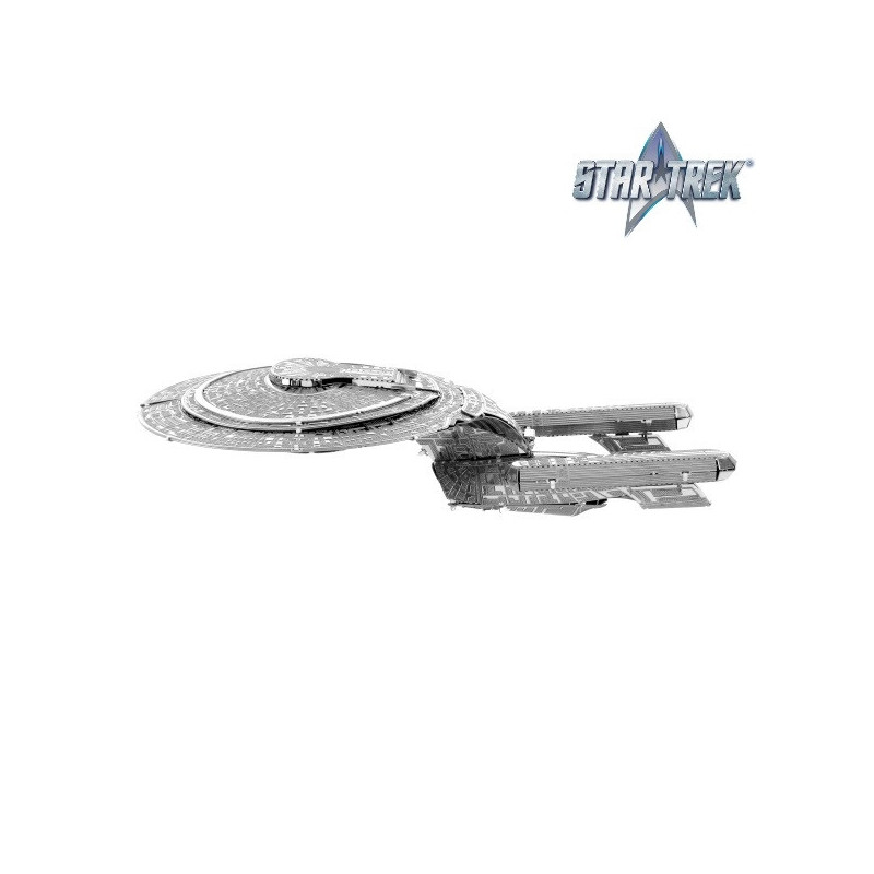 Miniature à monter en métal Star Trek® U.S.S ENTERPRiSE NCC-1701-D (1987) (L12.7cm)