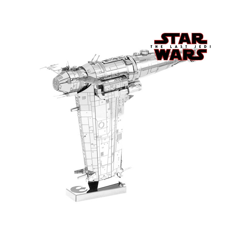 Miniature à monter en métal Star Wars® BOMBARdiER de la RéSiSTANCE (L11.8cm)