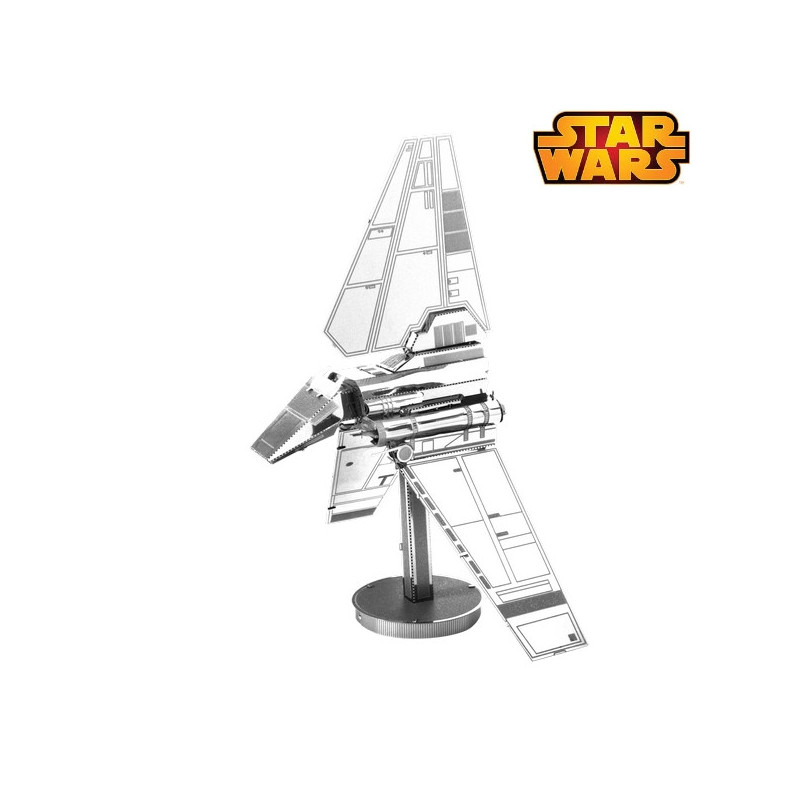 Miniature à monter en métal Star Wars® NAVETTE iMPéRiALE (h10.8cm)