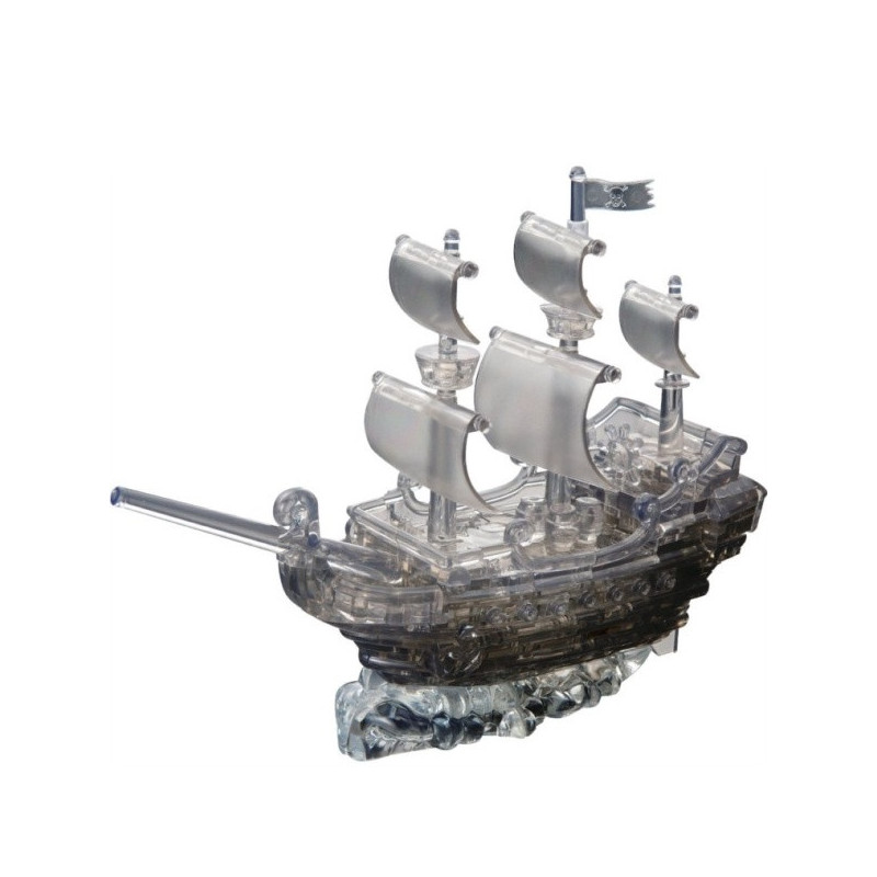 Crystal Puzzle 3D bâTEAU PiRATE noir (101 pièces)