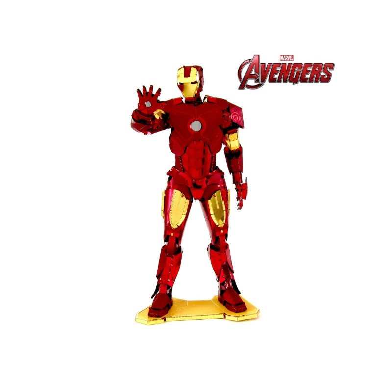 Miniature à monter en métal Avengers® iRON MAN (h12cm)