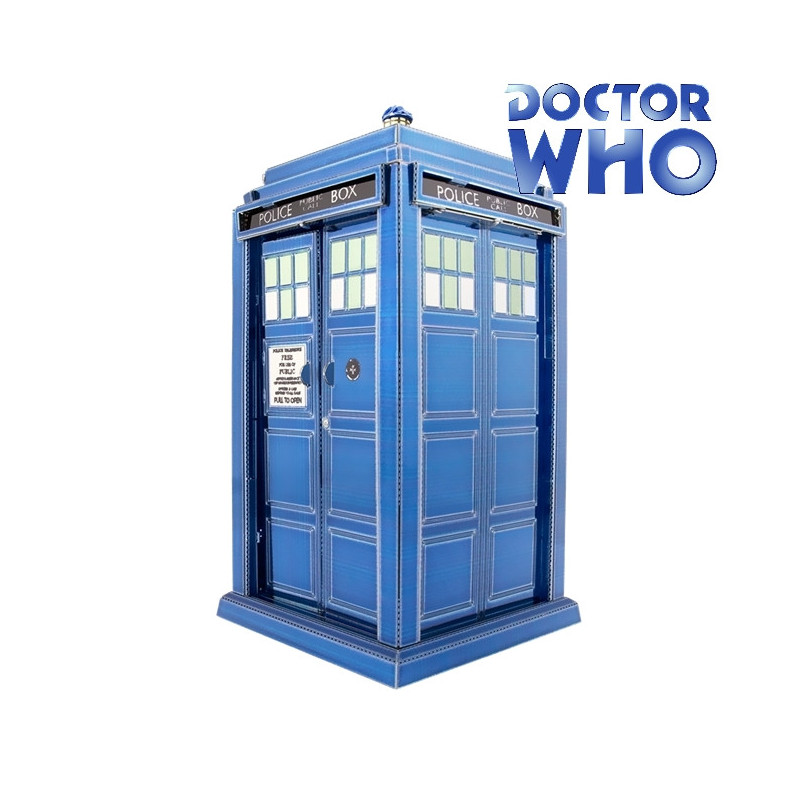 Miniature à monter en métal Dr. Who® TARdiS (h8.1cm)