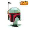 Miniature à monter en métal Star Wars® Casque de BOBA FETT (h8.8cm)