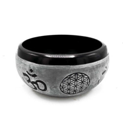 Bol chantant indien 16cm OM Cinq Bouddha