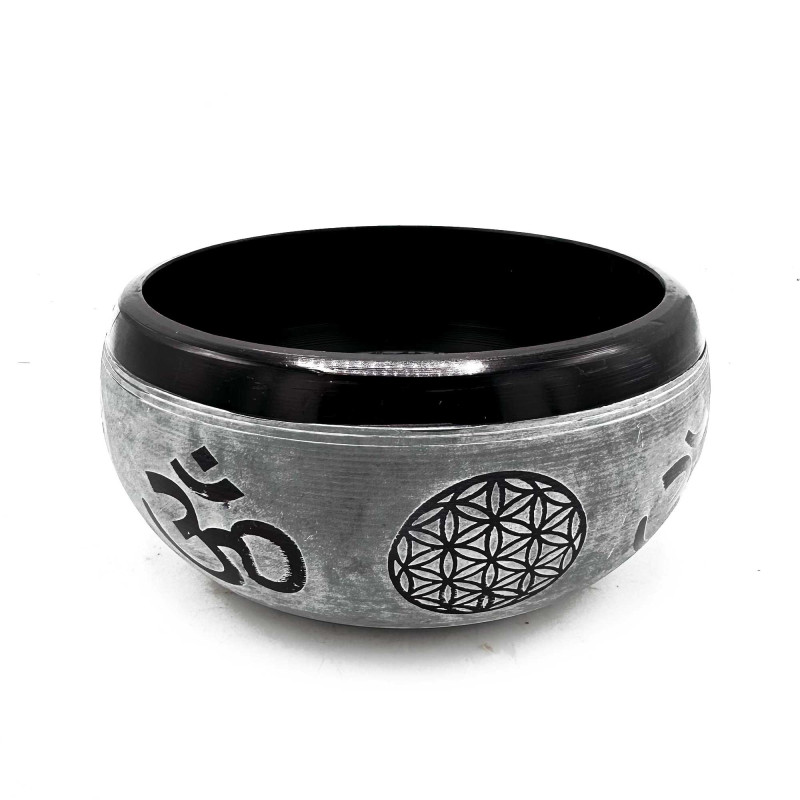 Bol chantant indien 16cm OM Cinq Bouddha