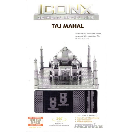 Miniature à monter en métal TAJ MAhAL (h6.4cm)