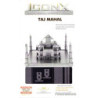 Miniature à monter en métal TAJ MAhAL (h6.4cm)