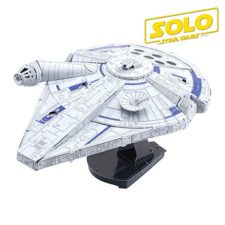 Miniature à monter en métal Star Wars® FAUCON MiLLéNiUM de LANDO (L11cm)