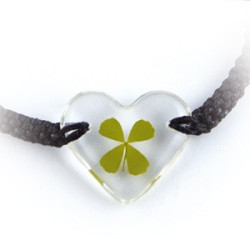 Bracelet ajustable TRèFLE VéRiTAbLE coeur