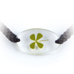 Bracelet ajustable TRèFLE VéRiTAbLE ovale