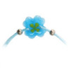 Bracelet ajustable TRèFLE VéRiTAbLE trèfle bleu