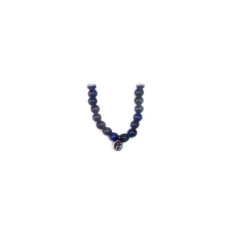 Bracelet perles ETERNiTE en SOdALiTE 6mm