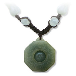 Pendentif PAKWA en jade aventurine (Protection)