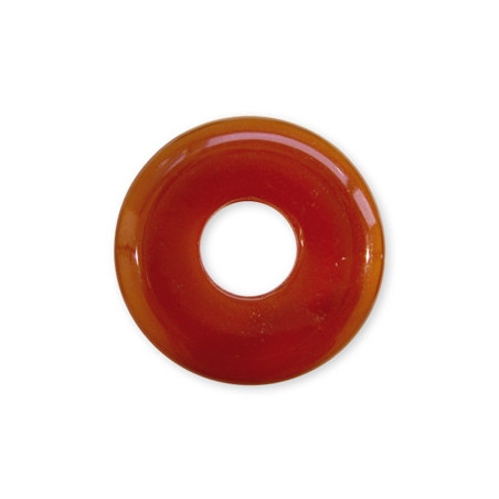 Pendentif Pi ou DONUT en agate (d3cm)